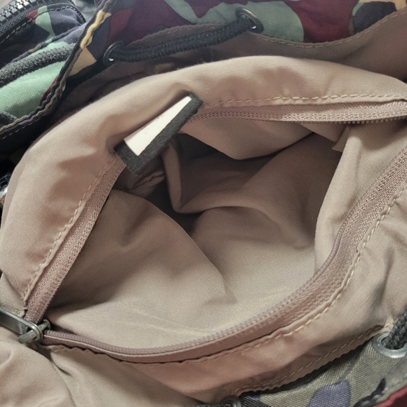 Kipling Elijah Backpack L Fem Camo Drawstring Top - Picture 12 of 13